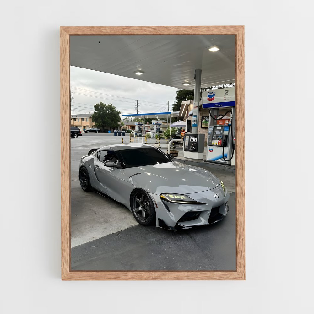 Poster Supra Station – affiche Toyota (vue 4)
